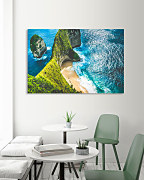 Obraz s výhľadom na ostrov z výšky zs1318